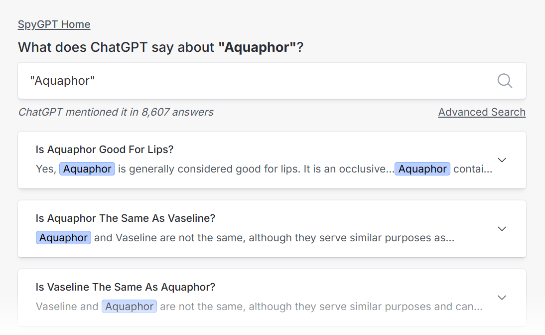 https://spyfu.one-click-tools.online/spygpt/results?search=%22Aquaphor%22